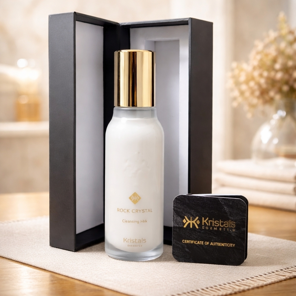 NIB Kristals Rock Crystal Cleansing Milk